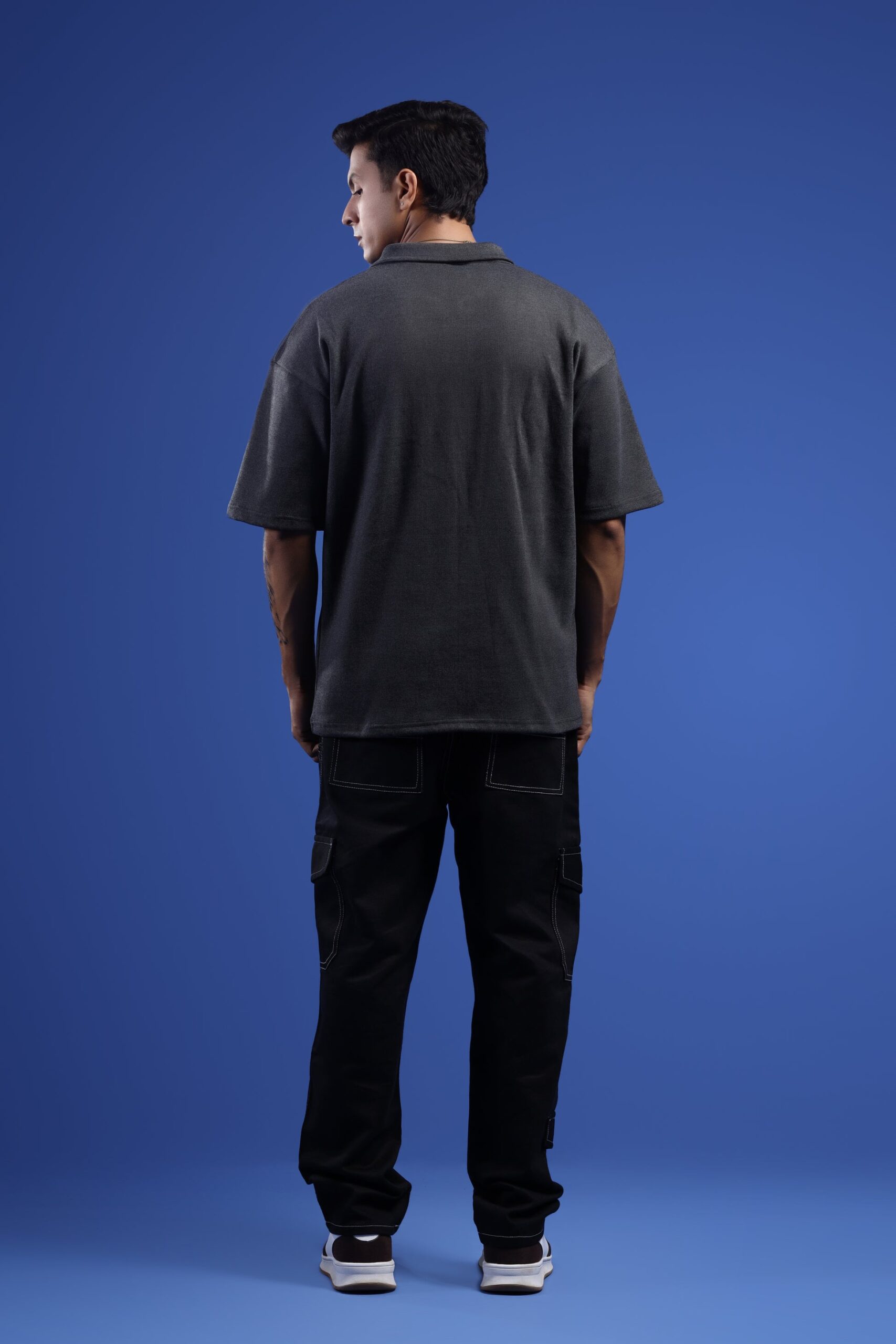 COAL DRIFT OVERSIZED POLO T-SHIRT