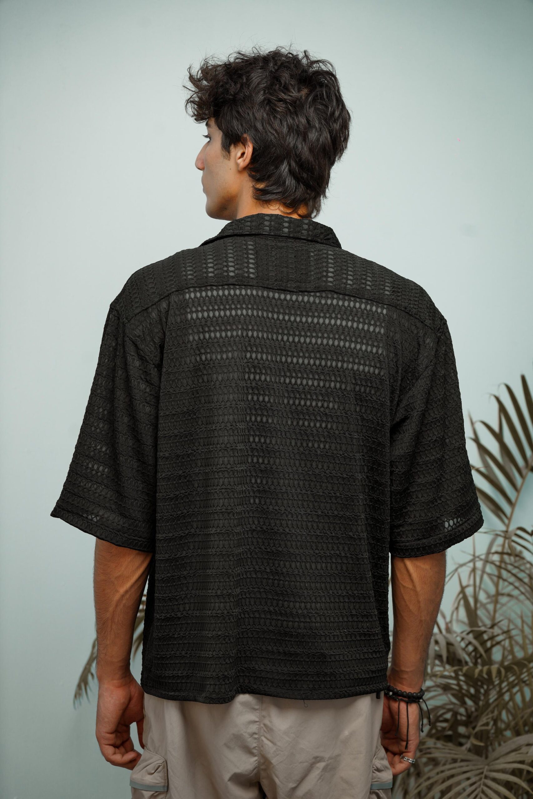 RAVEN BLACK OVERSIZED SHIRT
