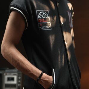 Custom Play It Loud Sleeveless Varsity Jacket Vest