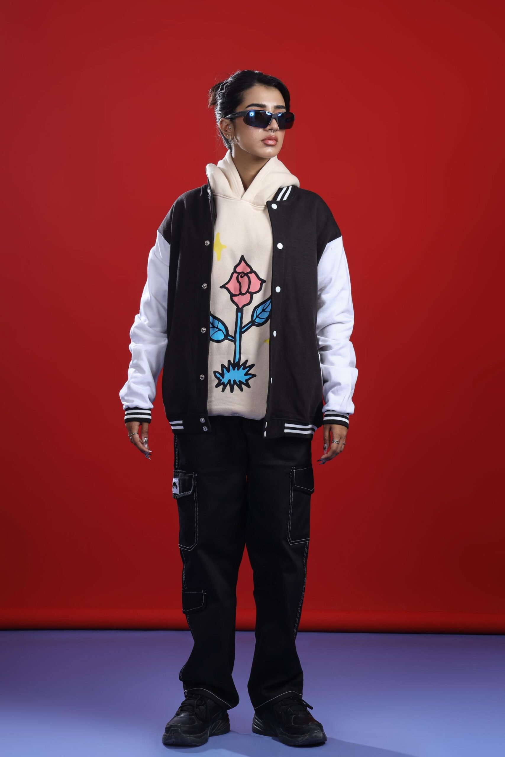 BLACK VARSITY JACKET