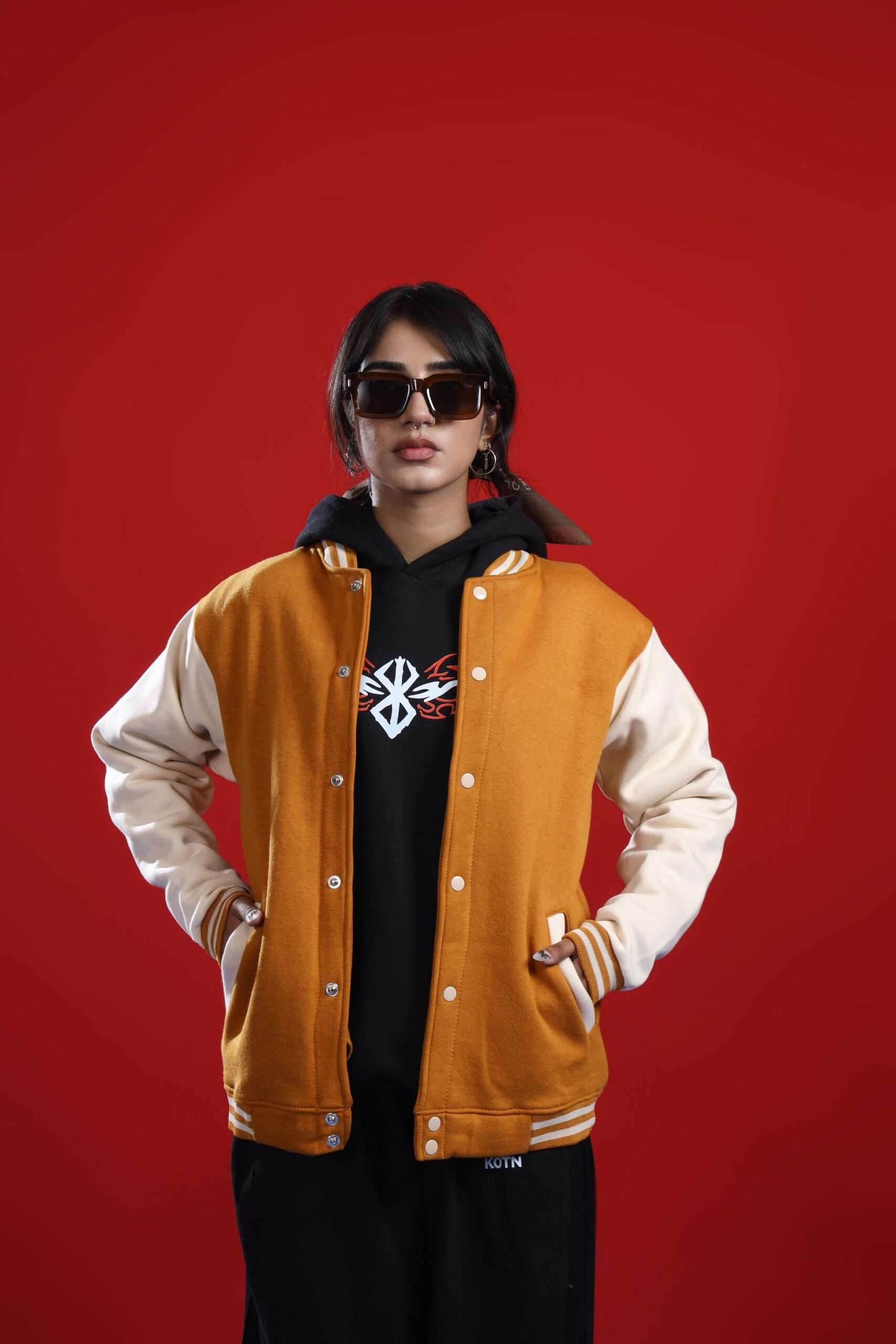 MUSTARD VARSITY JACKET