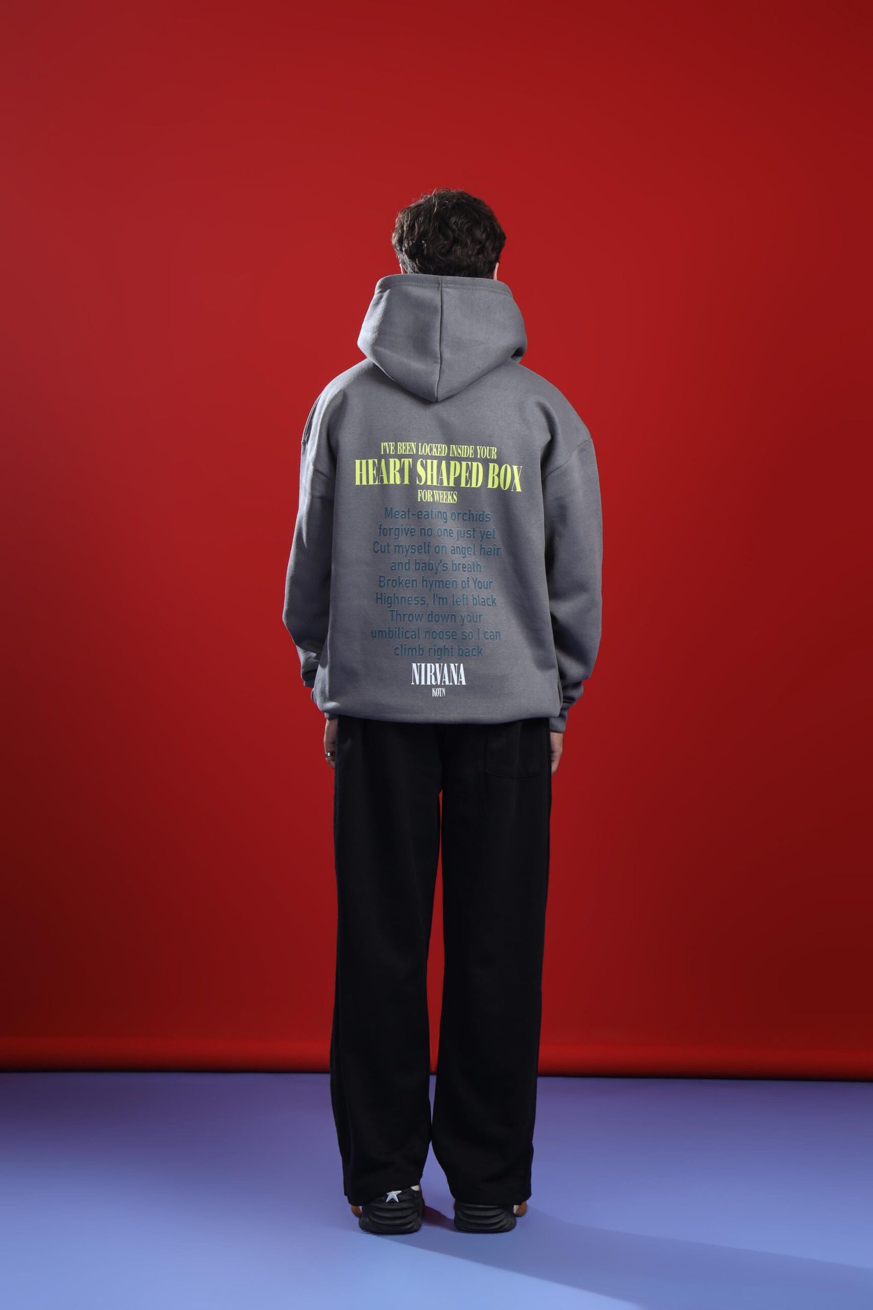 NIRVANA IN UTERO OVERSIZED HOODIE
