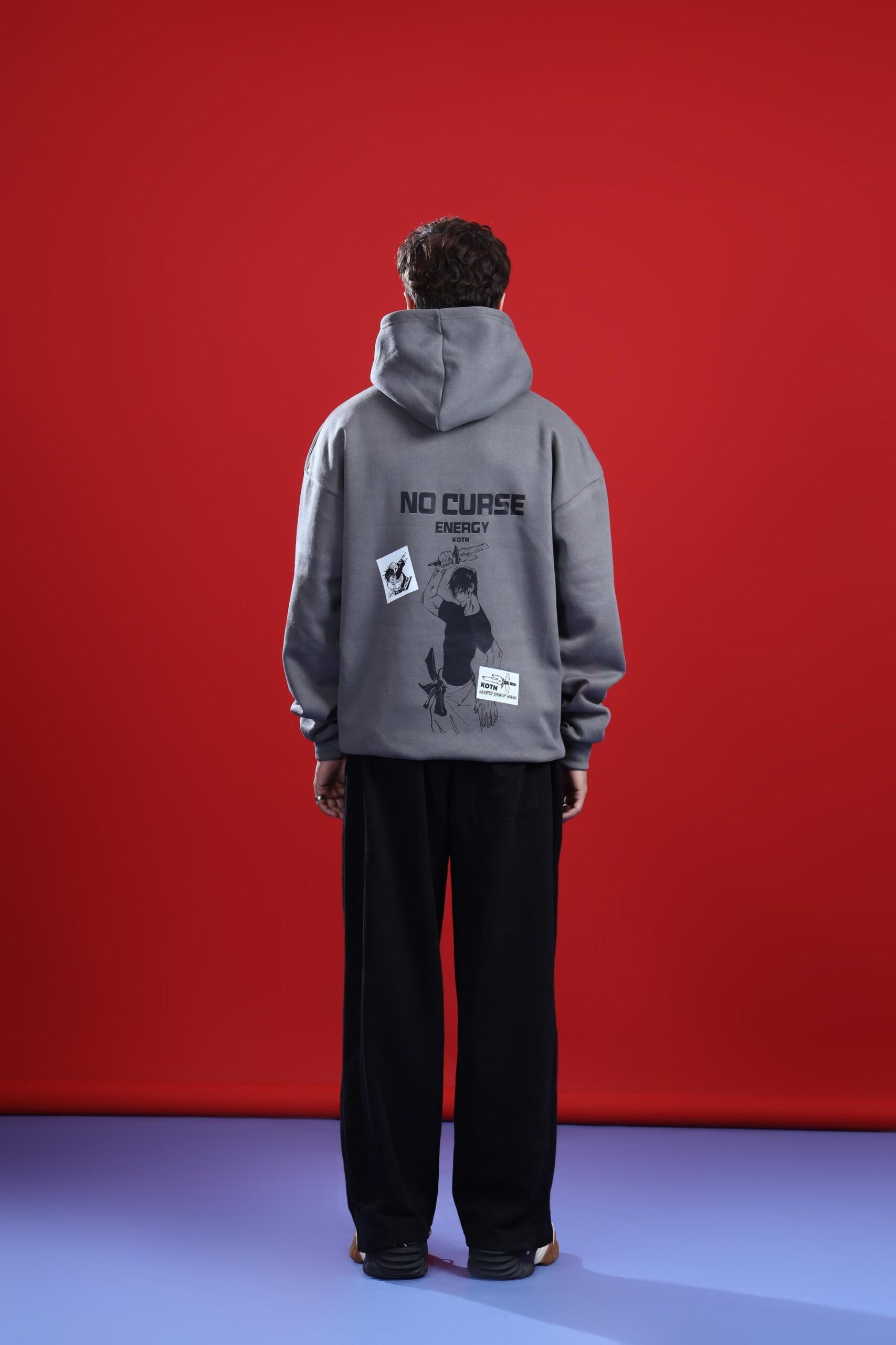 NO CURSE OVERSIZED HOODIE