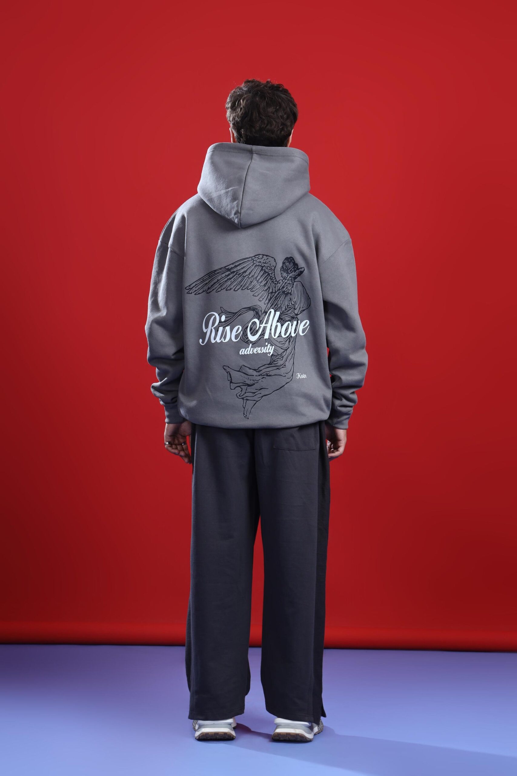 RISE ABOVE OVERSIZED HOODIE