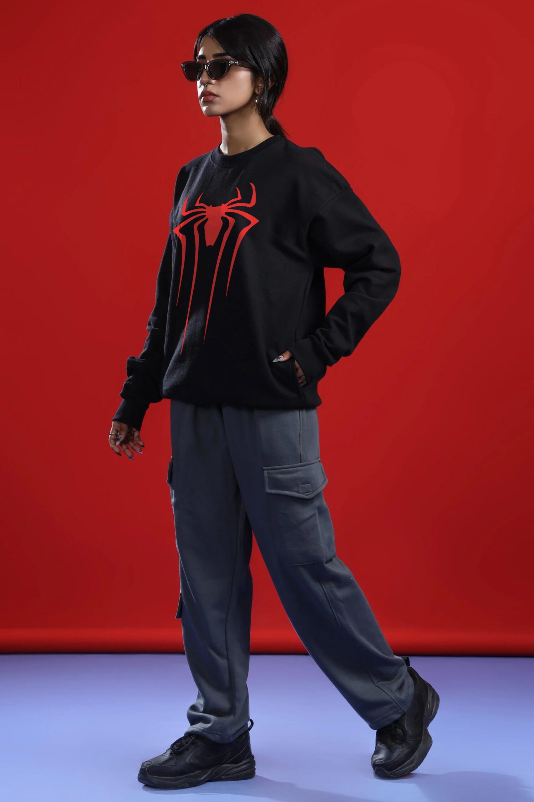 SPIDERMAN OVERSIZED SWEATSHIRT