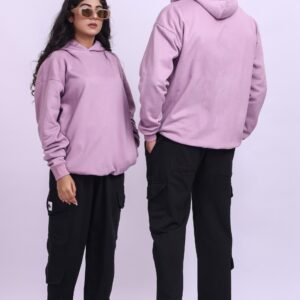 KOTN Heavyweight Minimalist Oversized Hoodie – Orchid Pink