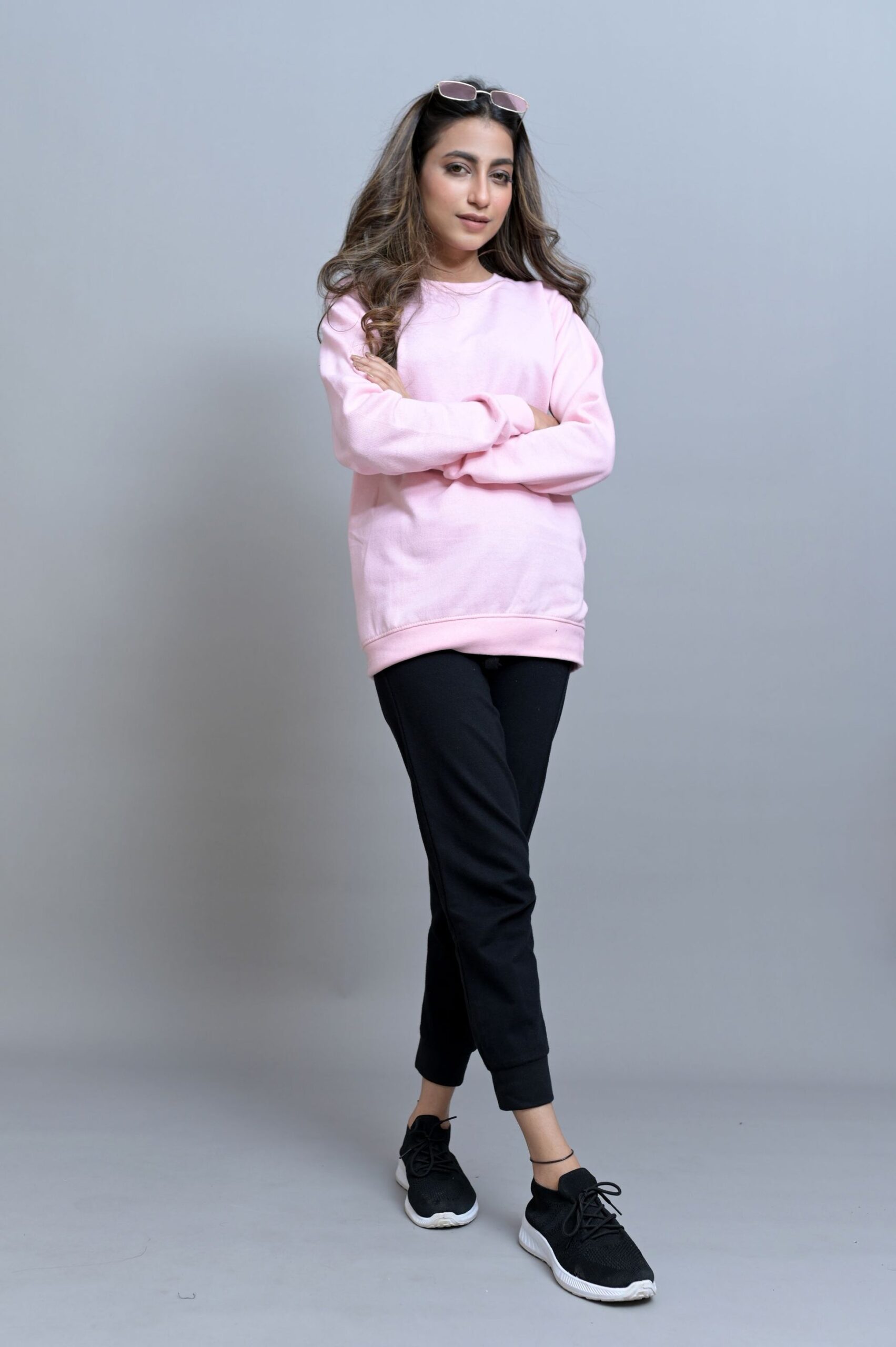 PINK BASIC SWEATSHIRT Hover