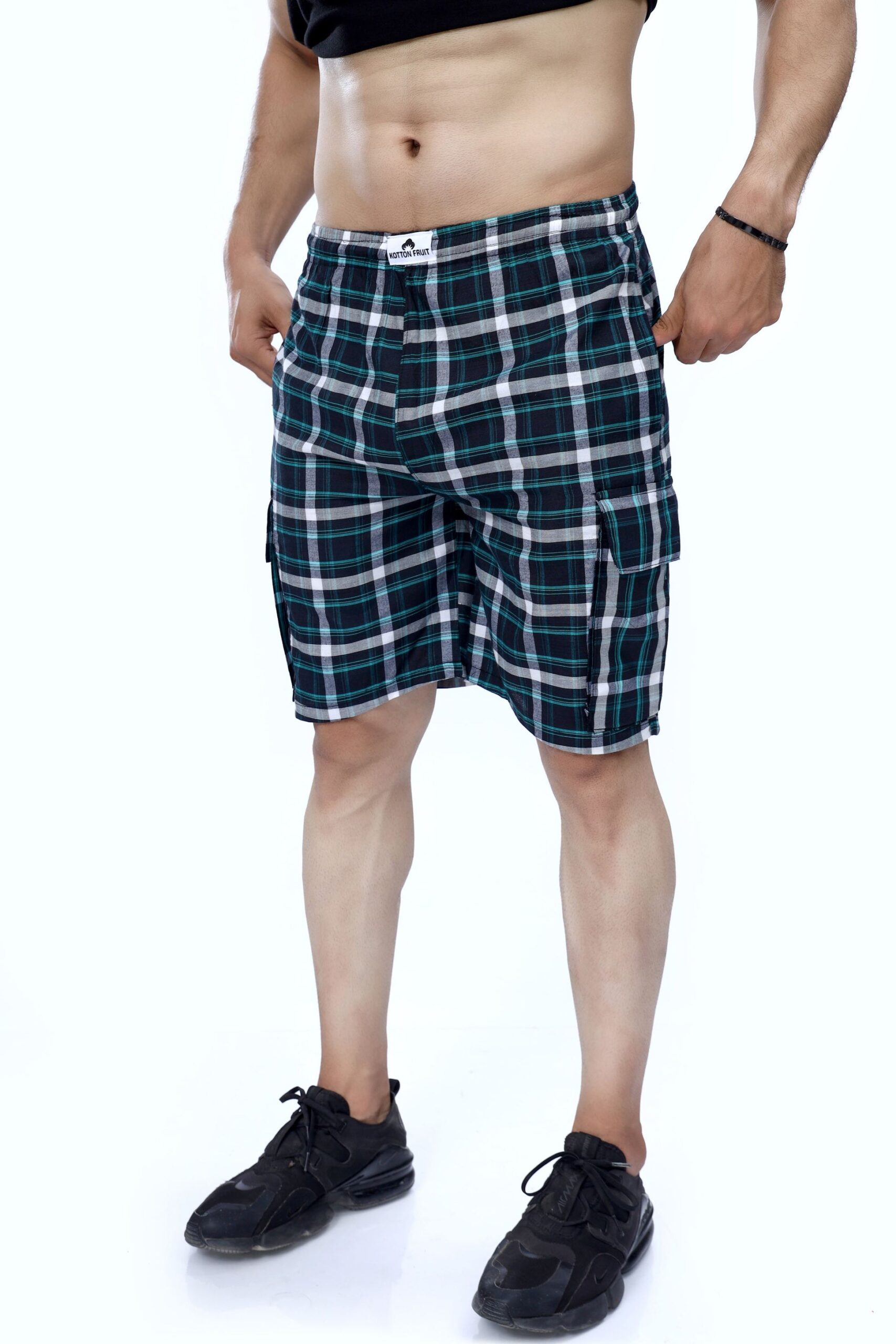 GREEN CHECKERED SHORT Hover
