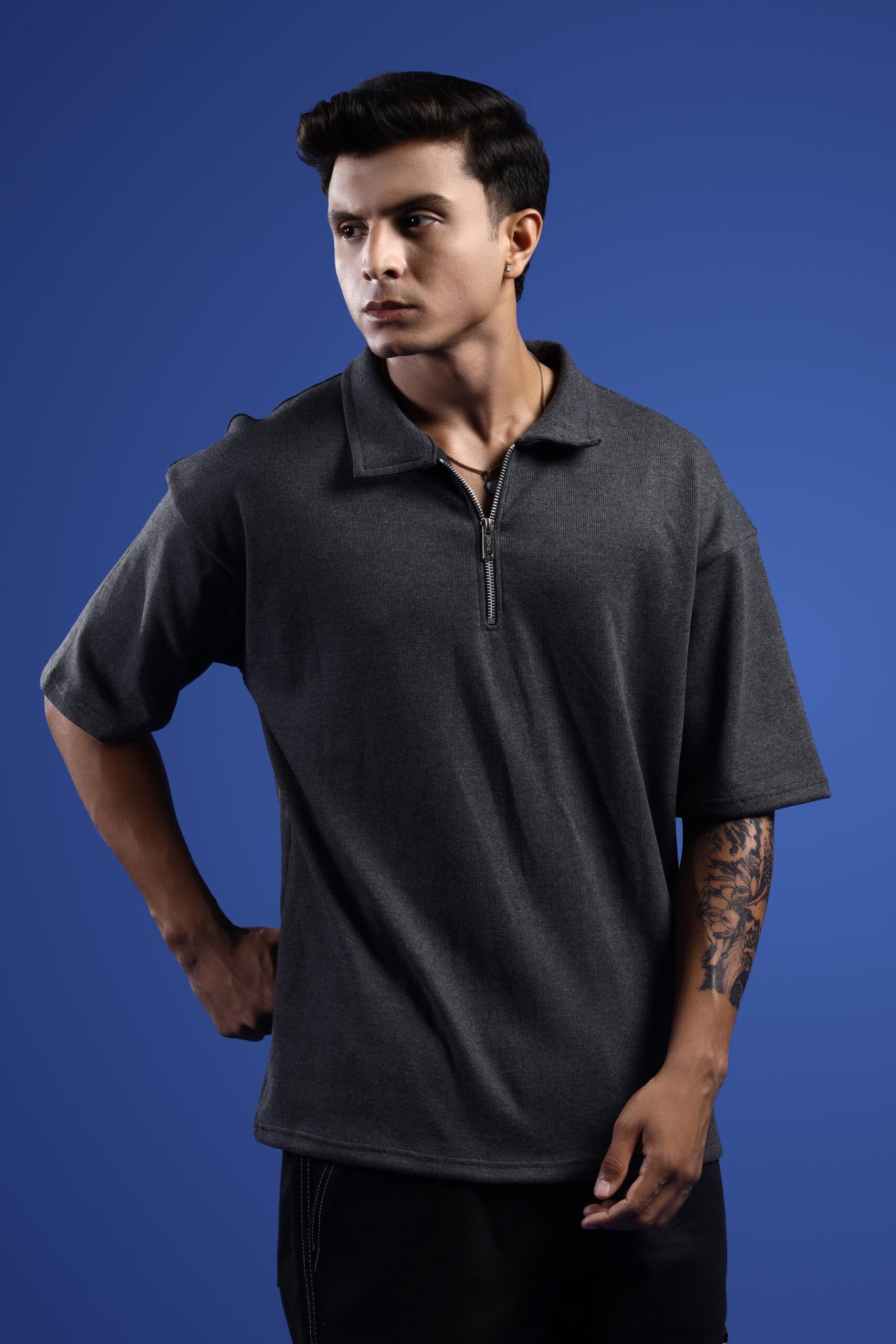 COAL DRIFT OVERSIZED POLO T-SHIRT Hover
