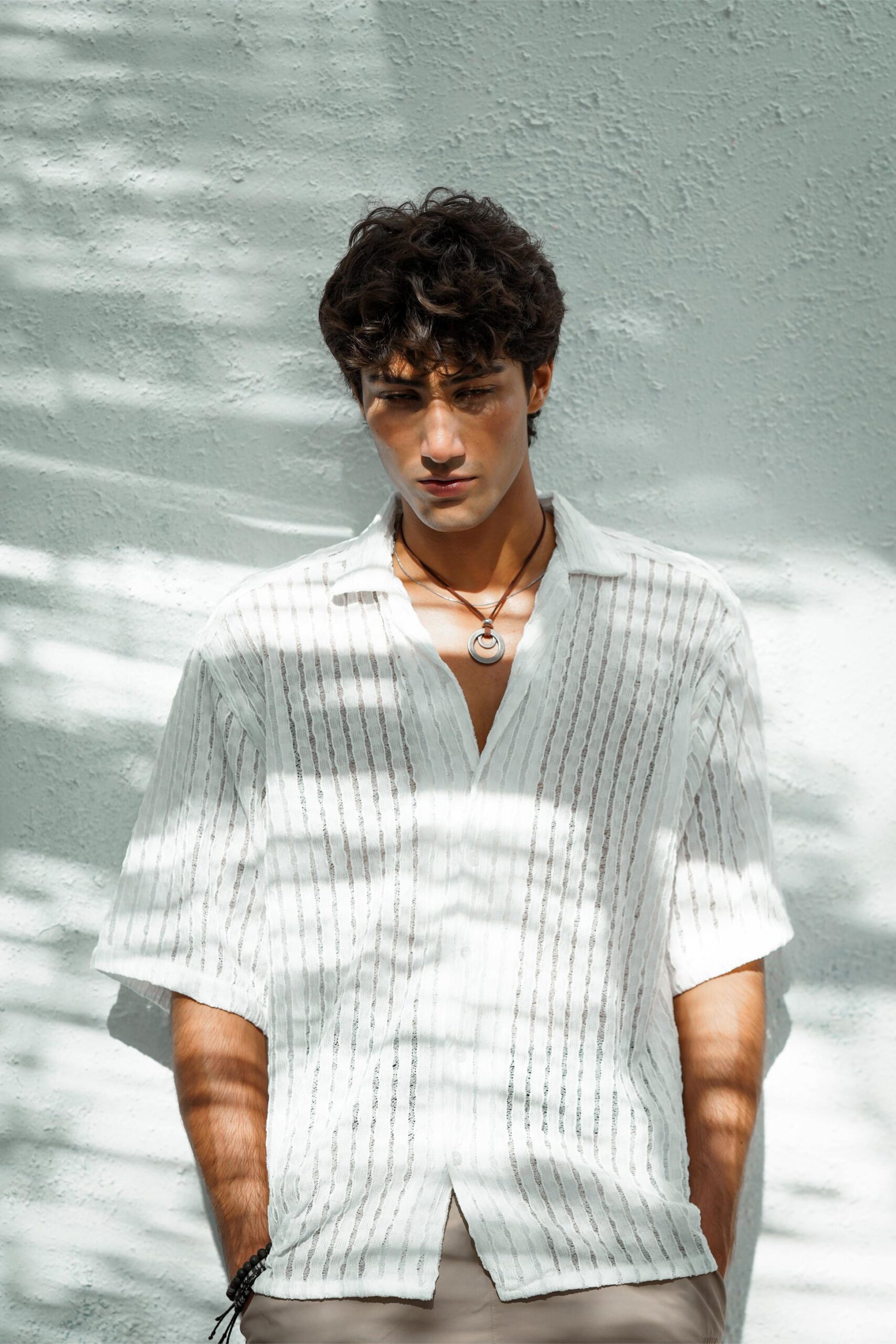 BIANCO WHITE OVERSIZED SHIRT Hover