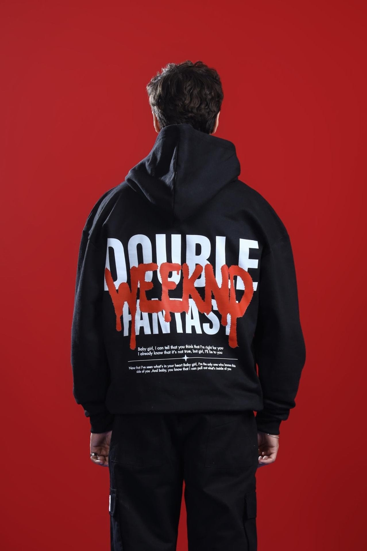 DOUBLE WEEKEND OVERSIZED HOODIE Hover