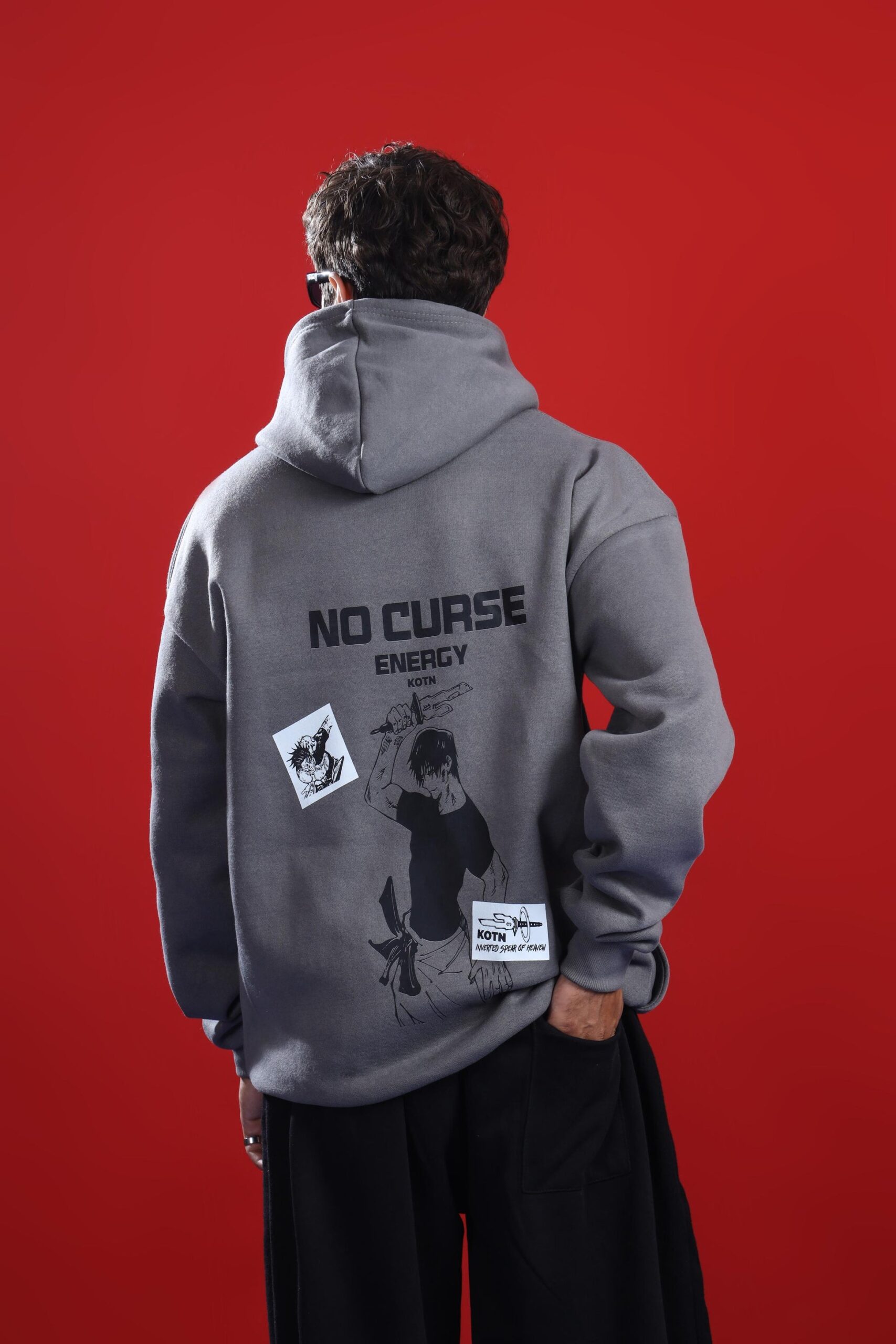 NO CURSE OVERSIZED HOODIE Hover