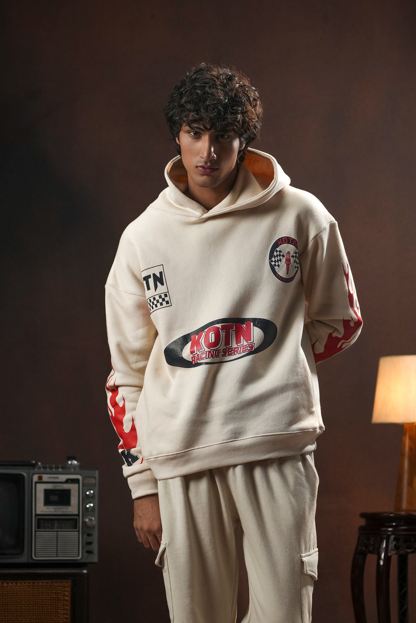 BURNOUT OVERSIZED HOODIE Hover