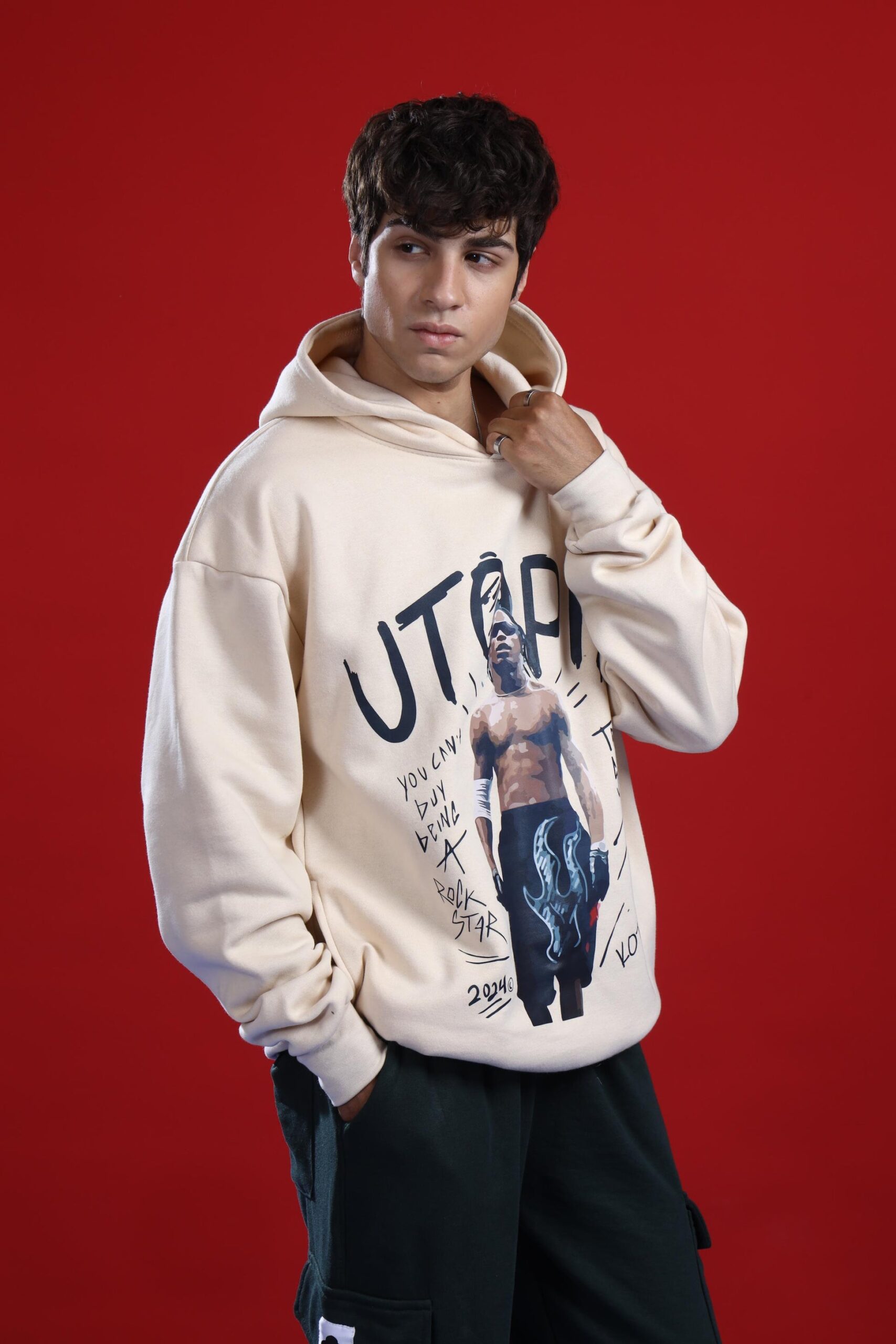 UTOPIA OVERSIZED HOODIE Hover