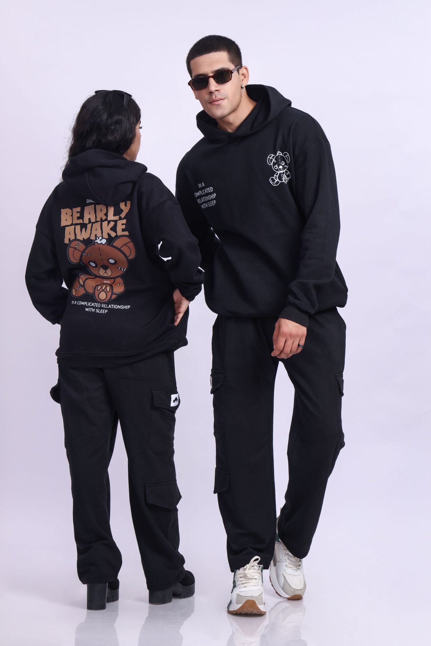 BEARLY AWAKE OVERSIZED HOODIE Hover