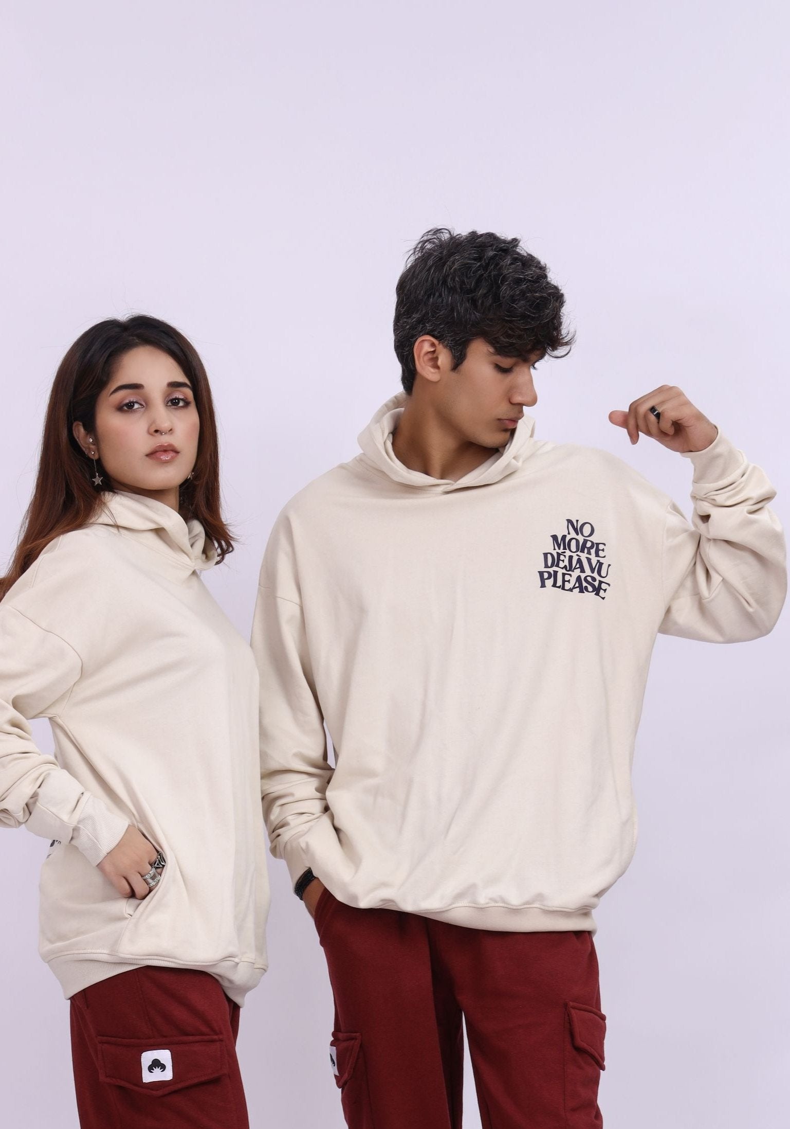 NO MORE DEJAVU OVERSIZED HOODIE Hover