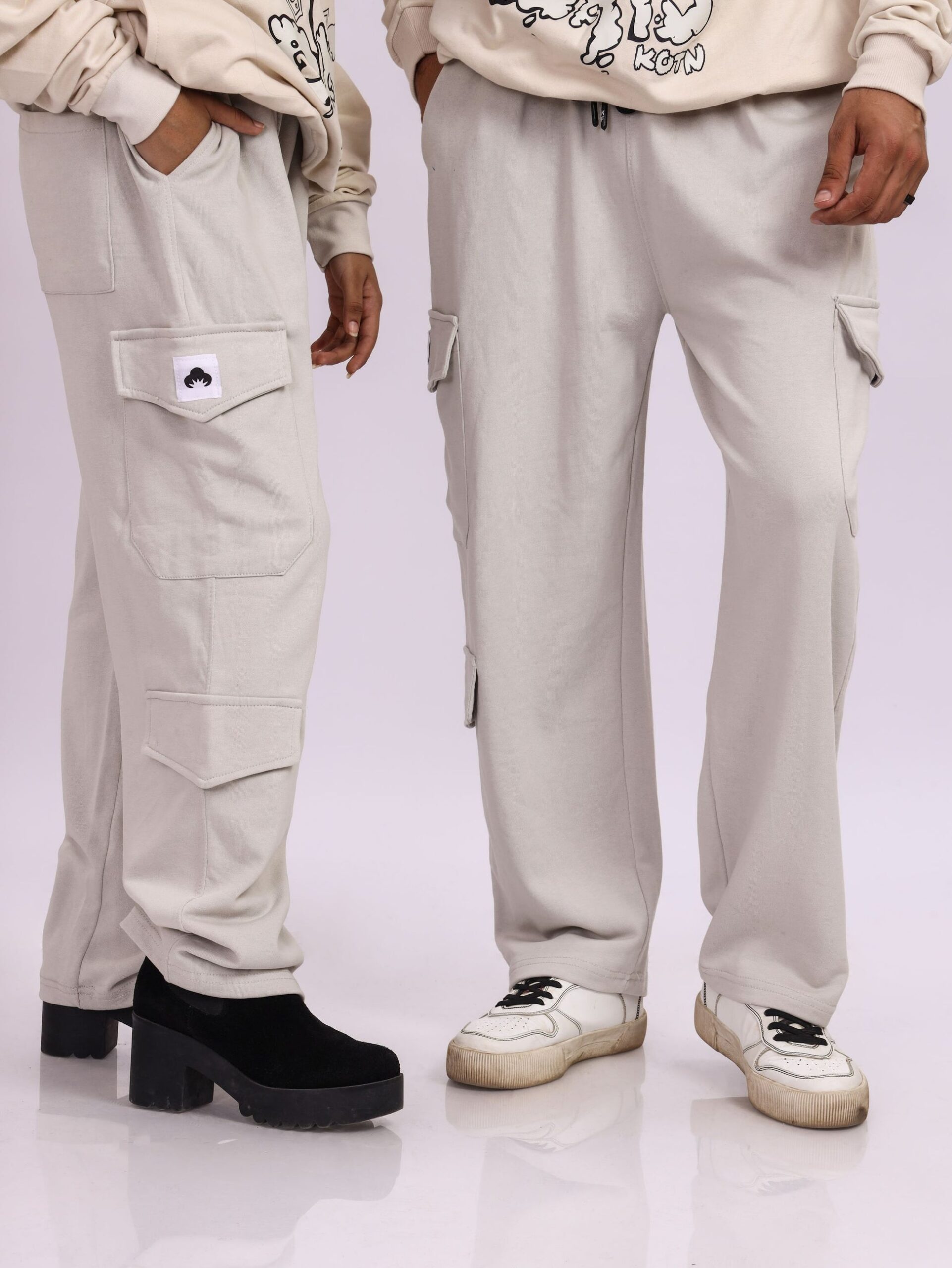 BEIGE CARGO TROUSER Hover