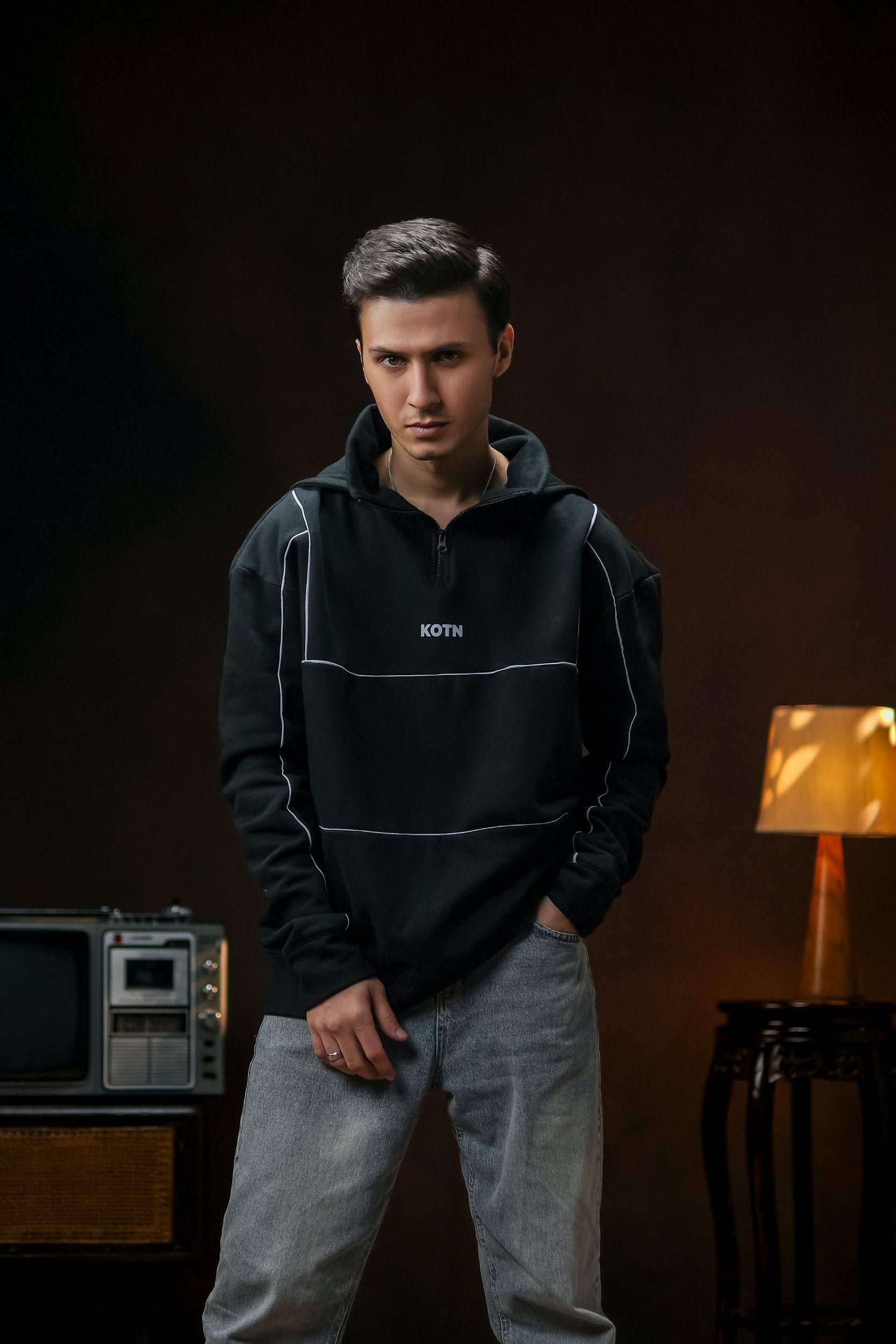 KOTN TECHLINE OVERSIZED HOODIE Hover