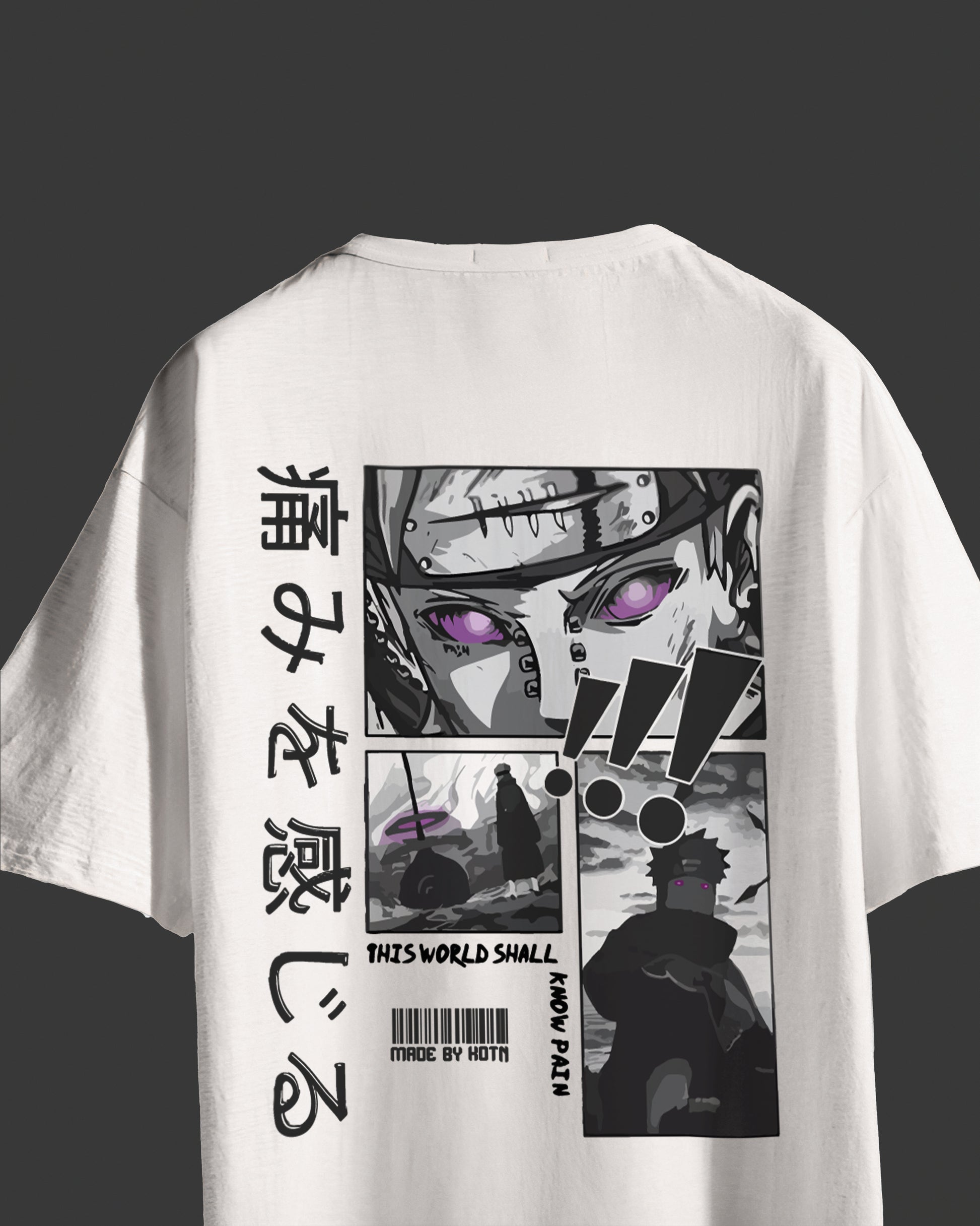 SHALL KNOW PAIN OVERSIZED T-SHIRT Hover